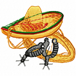 Cowboy And Hunter Embroidery Design 11